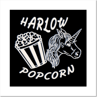 Harlow And Popcorn Funny Popcorn The Pony Posters and Art